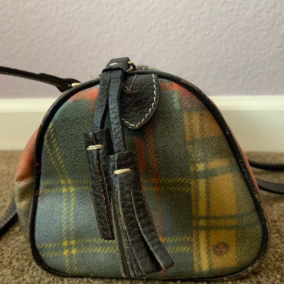 Retro Ladybug Plaid Downey & Bourke Shoulder Purse - Picture 5 of 10